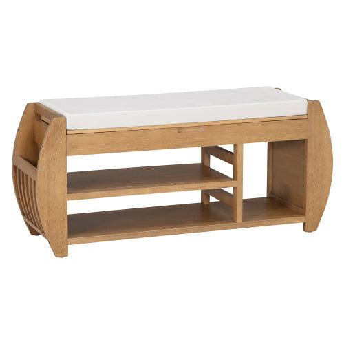 Retro Multifunctional Storage Bench - FUTURISTIC FLAIR