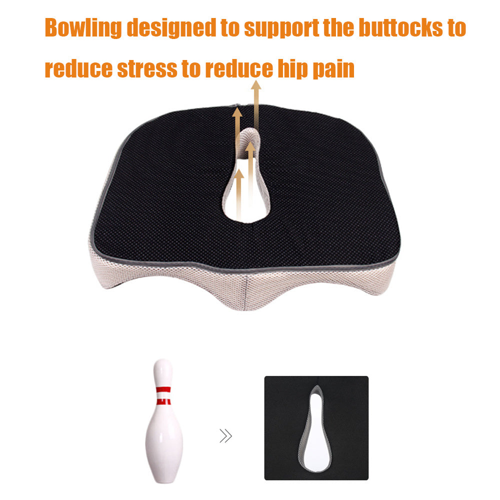 Coccyx Orthopedic Comfortable Memory Foam Chair Car Seat Cushion for Lower Back Tailbone Medical Hemorrhoids Cushion Almofadas - FUTURISTIC FLAIR