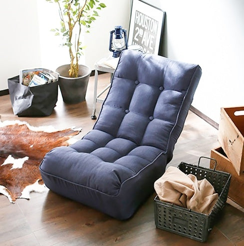 Single Sofa Reclining Chair Japanese Chair Lazy Sofa Tatami Balcony Reclining Chair Leisure Sofa Adjustable Chair - FUTURISTIC FLAIR