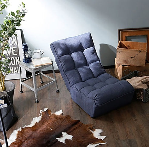 Single Sofa Reclining Chair Japanese Chair Lazy Sofa Tatami Balcony Reclining Chair Leisure Sofa Adjustable Chair - FUTURISTIC FLAIR