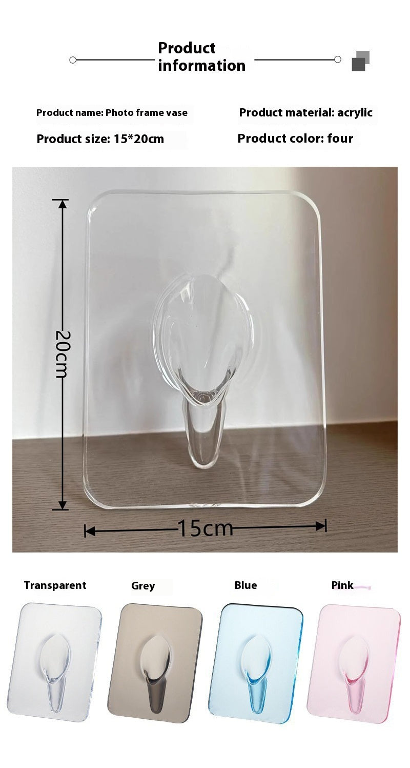 Transparent Acrylic Vase Flower