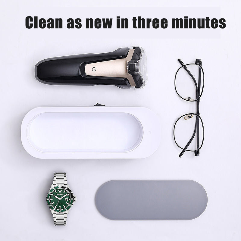 Ultrasonic Cleaning Machine High Frequency Vibration Wash Cleaner Washing Jewelry Glasses Watch Ring Dentures Cleaner - FUTURISTIC FLAIR