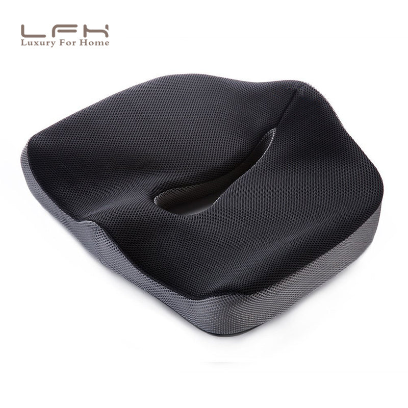 Coccyx Orthopedic Comfortable Memory Foam Chair Car Seat Cushion for Lower Back Tailbone Medical Hemorrhoids Cushion Almofadas - FUTURISTIC FLAIR