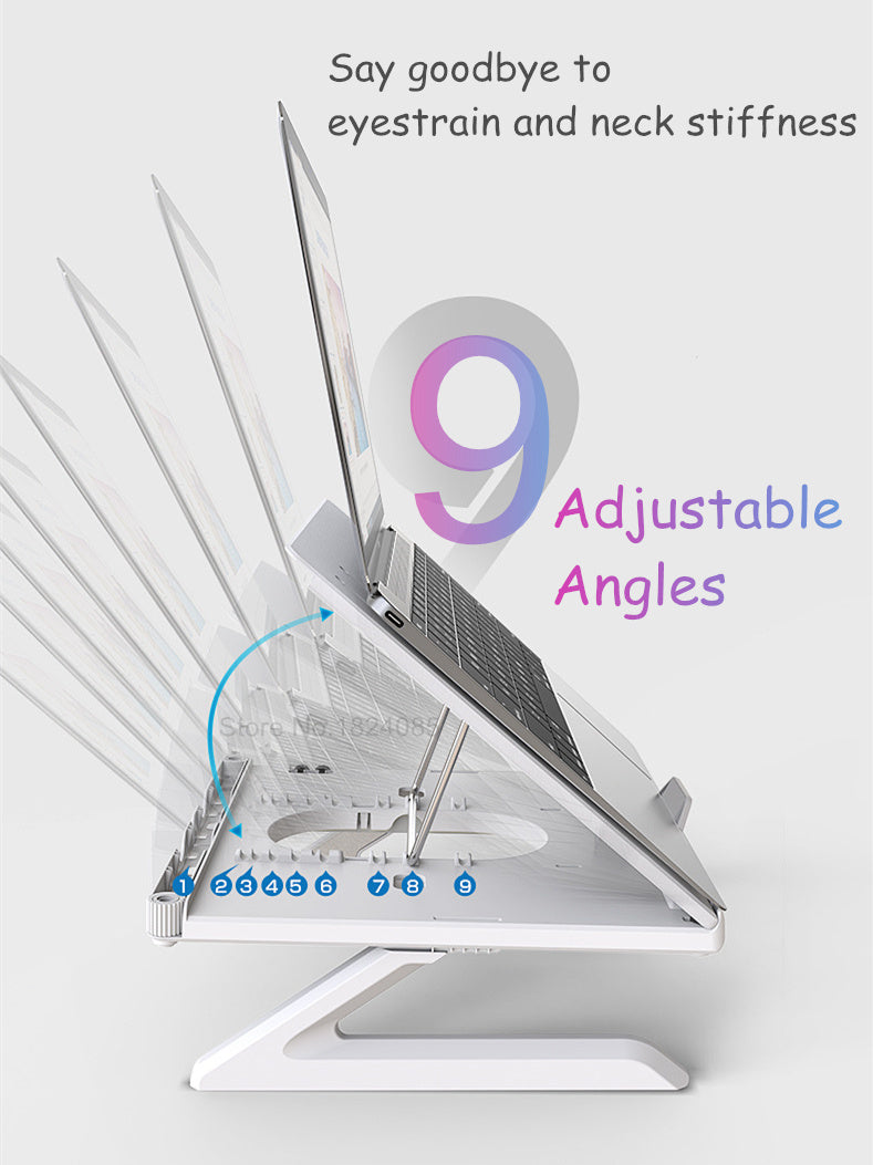 Notebook stand multifunctional folding lifting computer stand - FUTURISTIC FLAIR