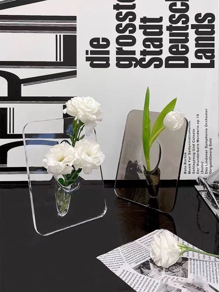 Transparent Acrylic Vase Flower