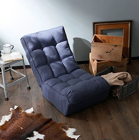 Single Sofa Reclining Chair Japanese Chair Lazy Sofa Tatami Balcony Reclining Chair Leisure Sofa Adjustable Chair - FUTURISTIC FLAIR