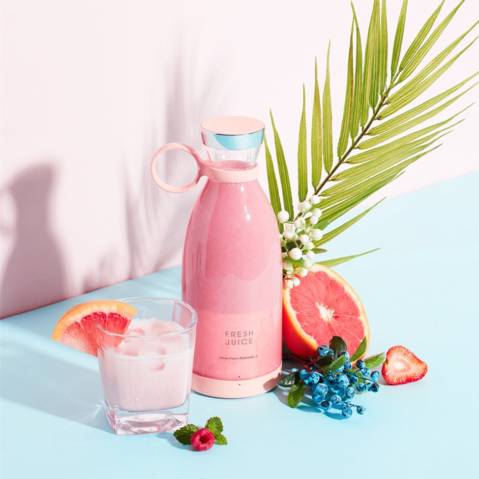 350ML Electric Juicer Blender Mixer USB Rechargeable Machine Household Portable Blender Maker Cup Kitchen Tool Kit - FUTURISTIC FLAIR