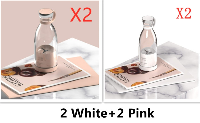 350ML Electric Juicer Blender Mixer USB Rechargeable Machine Household Portable Blender Maker Cup Kitchen Tool Kit - FUTURISTIC FLAIR