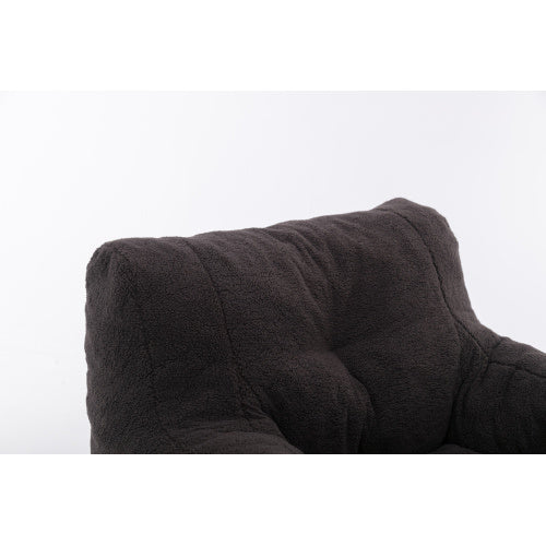 Soft Teddy Tufted Foam Bean Bag Chair - FUTURISTIC FLAIR
