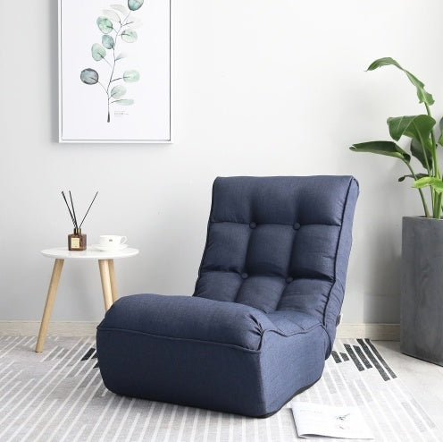 Single Sofa Reclining Chair Japanese Chair Lazy Sofa Tatami Balcony Reclining Chair Leisure Sofa Adjustable Chair - FUTURISTIC FLAIR