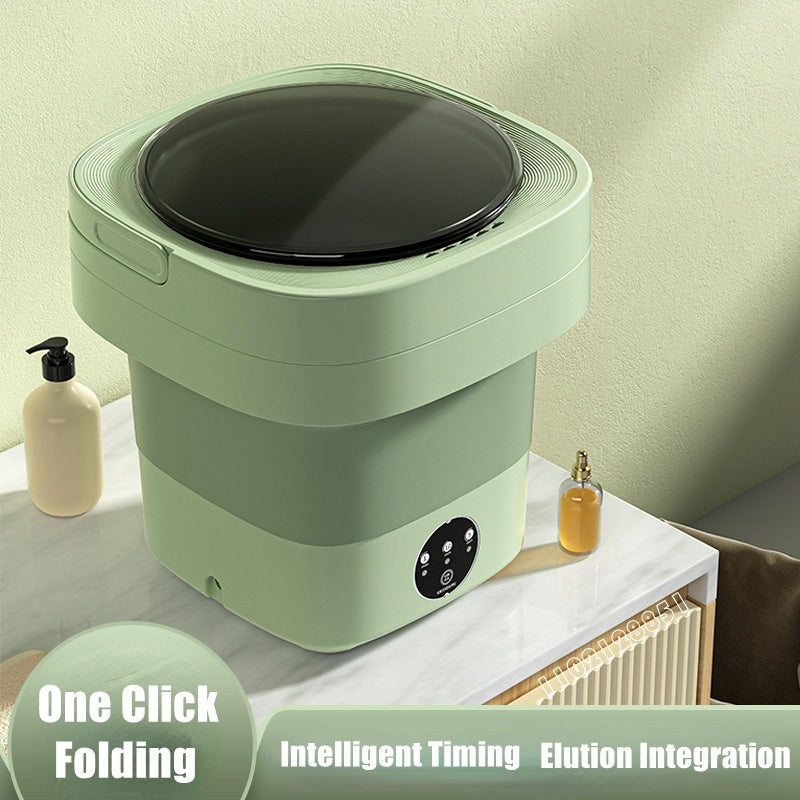 Mini Foldable Washing Machine Portable Mini Socks Underwear Panties Washing Machine Big Capacity 3 Models With Spinning Dry Gadgets - FUTURISTIC FLAIR