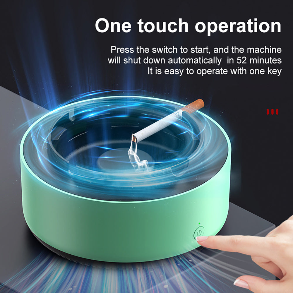 Air Purifier Ashtray Intelligent Electronic Ashtray For Filtering Second-Hand Smoke From Cigarettes Remove Smoking Home Office - FUTURISTIC FLAIR