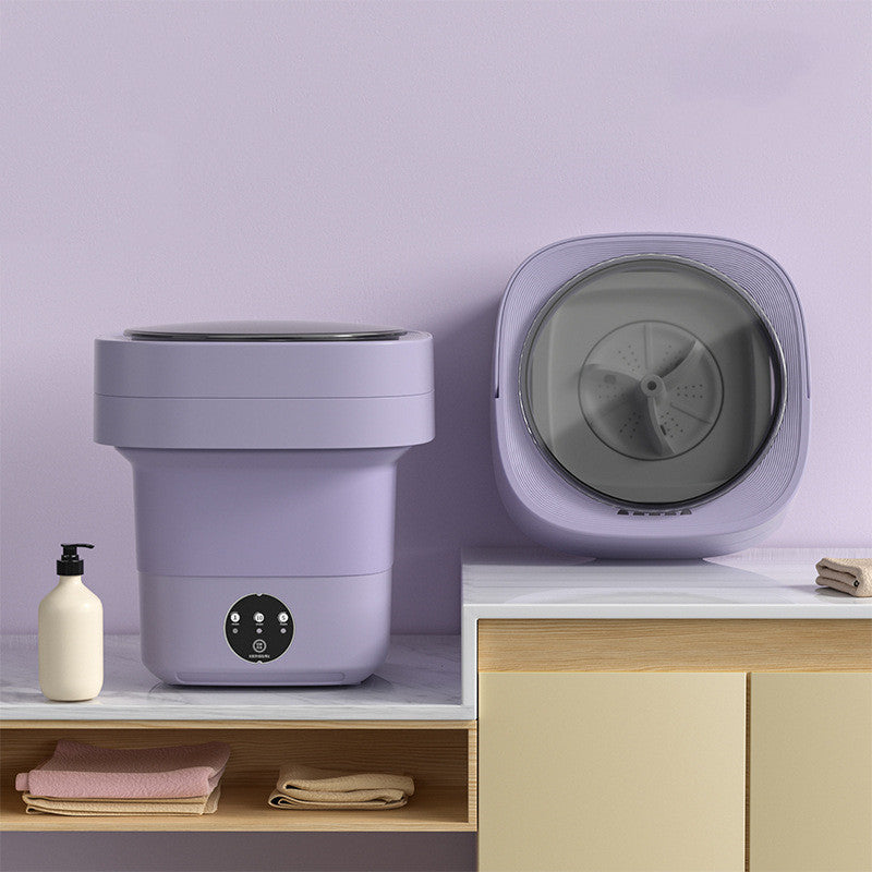 Mini Foldable Washing Machine Portable Mini Socks Underwear Panties Washing Machine Big Capacity 3 Models With Spinning Dry Gadgets - FUTURISTIC FLAIR 