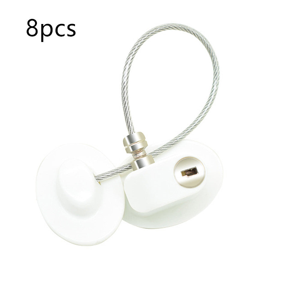 Window Security Chain Lock Window Cable Lock Restrictor Multifunctional Window Lock Door Security Guard for Baby Safety 1Pcs - FUTURISTIC FLAIR 