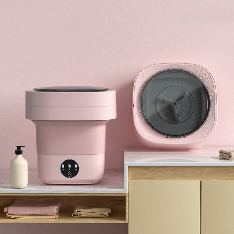Mini Foldable Washing Machine Portable Mini Socks Underwear Panties Washing Machine Big Capacity 3 Models With Spinning Dry Gadgets - FUTURISTIC FLAIR 