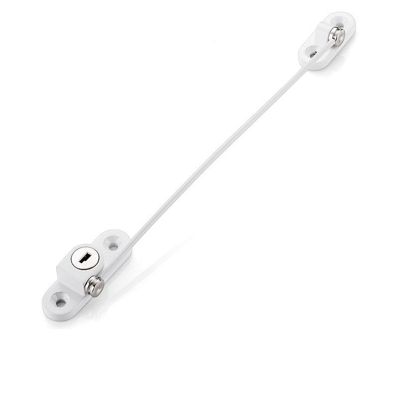 Window Security Chain Lock Window Cable Lock Restrictor Multifunctional Window Lock Door Security Guard for Baby Safety 1Pcs - FUTURISTIC FLAIR 