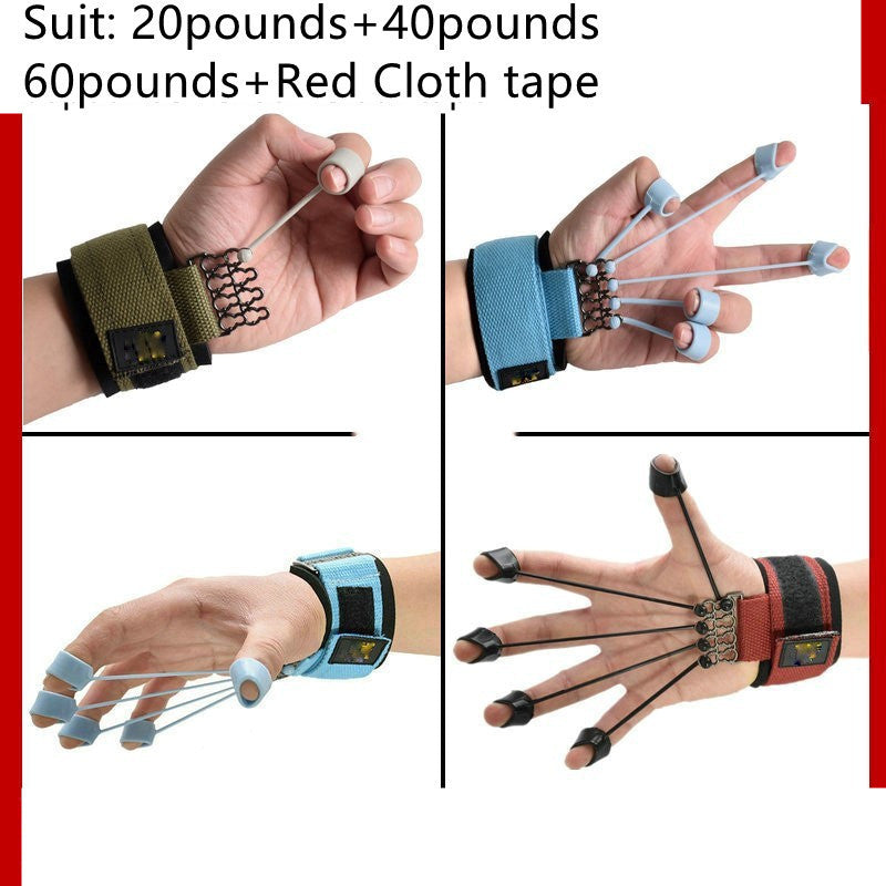 Training Device Hand Yoga Resistance Band Finger Gripper Strength Trainer Extensor Exerciser Finger Flexion And Extension - FUTURISTIC FLAIR 