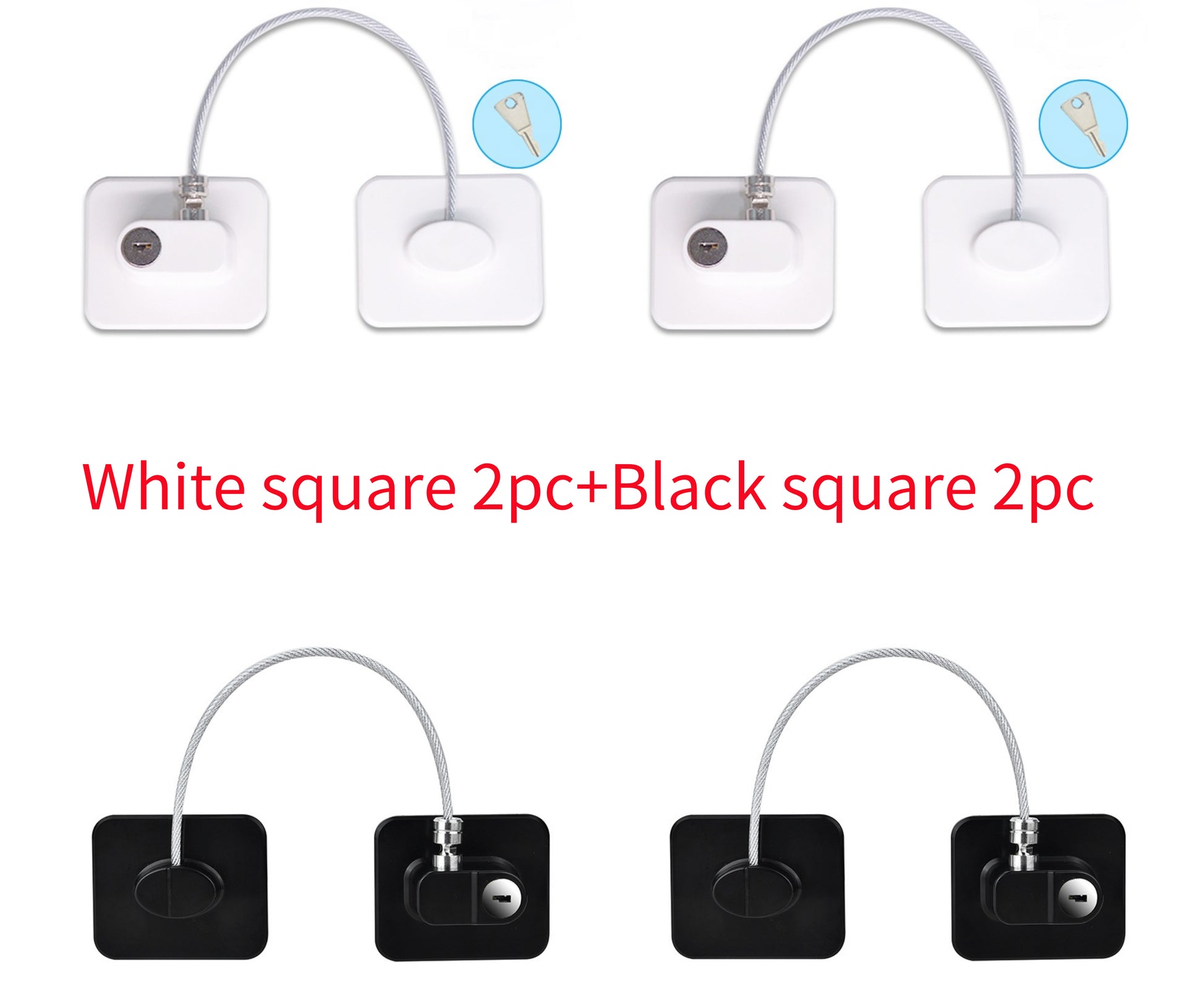 Window Security Chain Lock Window Cable Lock Restrictor Multifunctional Window Lock Door Security Guard for Baby Safety 1Pcs - FUTURISTIC FLAIR 