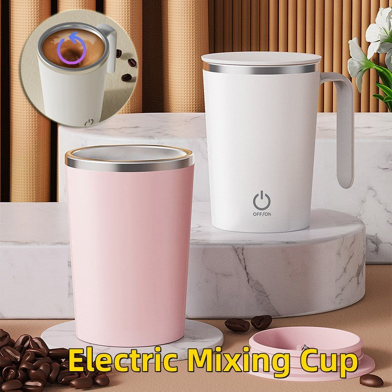 Kitchen Electric Mixing Cup Stirring Coffee Cup Automatic Mixing Mugs Cup Lazy Rotating Magnetic Water Cup - FUTURISTIC FLAIR 