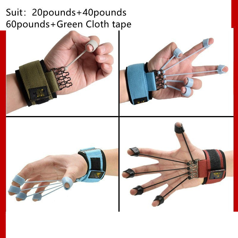 Training Device Hand Yoga Resistance Band Finger Gripper Strength Trainer Extensor Exerciser Finger Flexion And Extension - FUTURISTIC FLAIR 