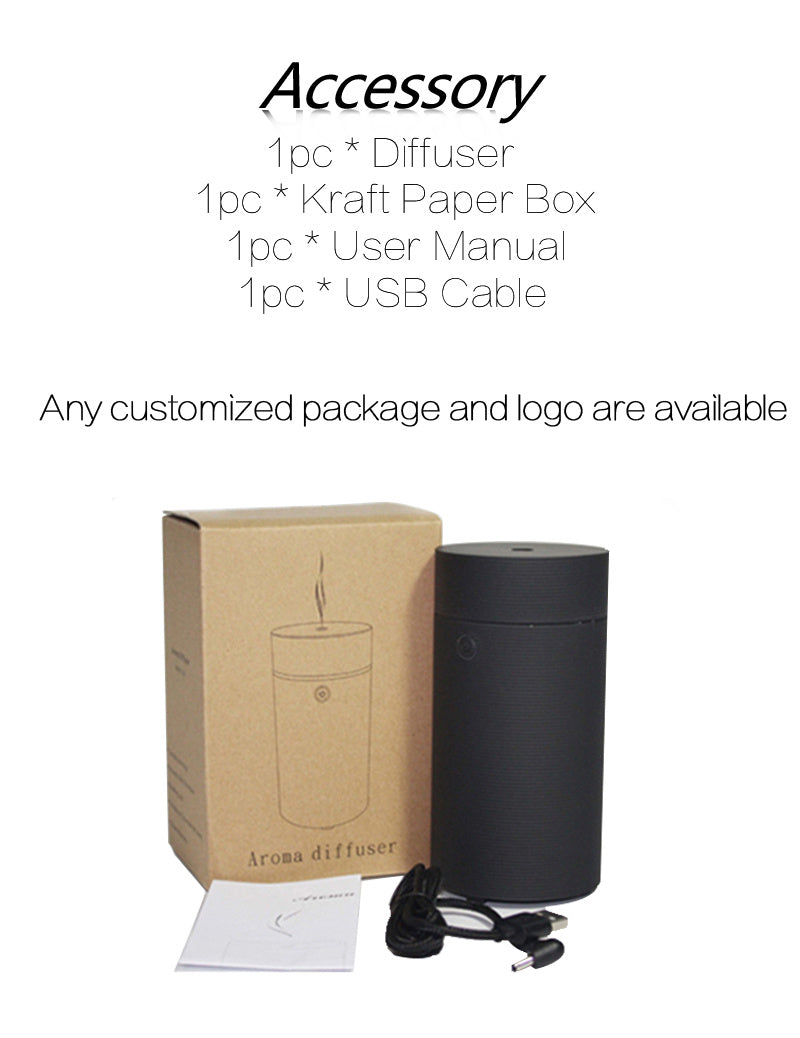 Dropshipping Car Humidifier 60ML Portable Aroma Diffuser USB Electric Ultrasonic Diffuser Car Air Humidifier - FUTURISTIC FLAIR 