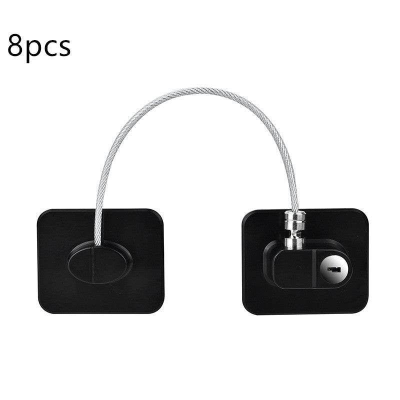 Window Security Chain Lock Window Cable Lock Restrictor Multifunctional Window Lock Door Security Guard for Baby Safety 1Pcs - FUTURISTIC FLAIR 