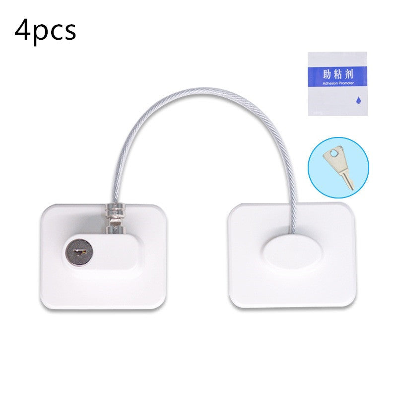Window Security Chain Lock Window Cable Lock Restrictor Multifunctional Window Lock Door Security Guard for Baby Safety 1Pcs - FUTURISTIC FLAIR 