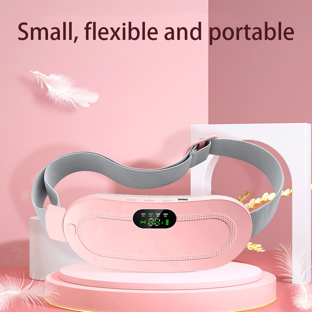 Menstrual Heating Pad Smart Warm Belt Relief Waist Pain Cramps Vibrating Abdominal Massager Electric Waist Belt Device - FUTURISTIC FLAIR 