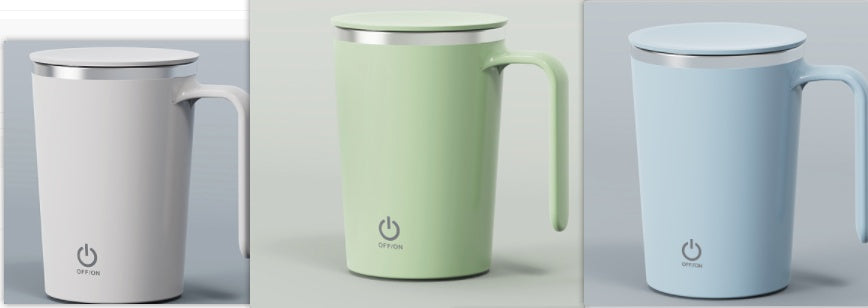 Kitchen Electric Mixing Cup Stirring Coffee Cup Automatic Mixing Mugs Cup Lazy Rotating Magnetic Water Cup - FUTURISTIC FLAIR 