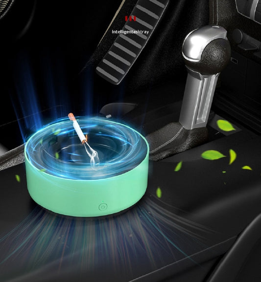 Air Purifier Ashtray Intelligent Electronic Ashtray For Filtering Second-Hand Smoke From Cigarettes Remove Smoking Home Office - FUTURISTIC FLAIR 