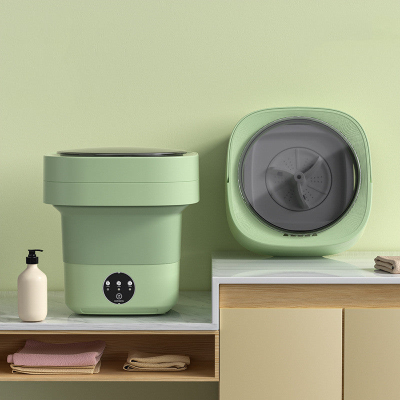 Mini Foldable Washing Machine Portable Mini Socks Underwear Panties Washing Machine Big Capacity 3 Models With Spinning Dry Gadgets - FUTURISTIC FLAIR 