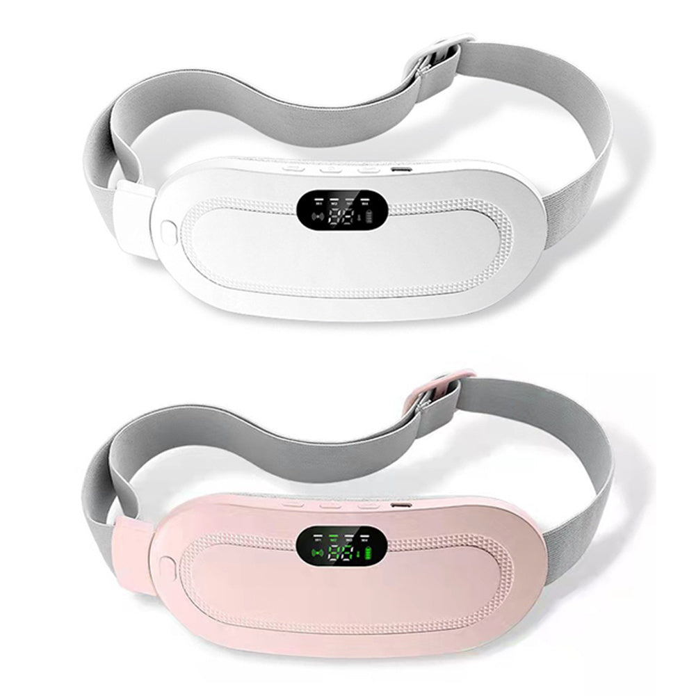 Menstrual Heating Pad Smart Warm Belt Relief Waist Pain Cramps Vibrating Abdominal Massager Electric Waist Belt Device - FUTURISTIC FLAIR 