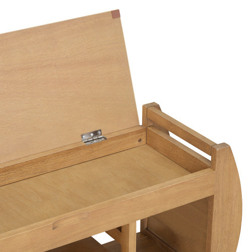 Retro Multifunctional Storage Bench - FUTURISTIC FLAIR 