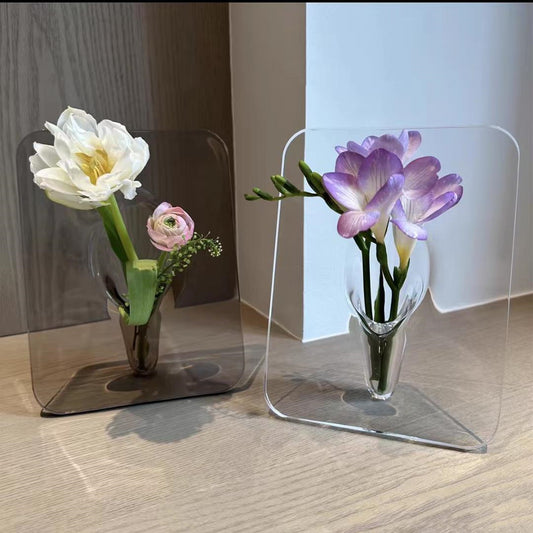 Transparent Acrylic Vase Flower